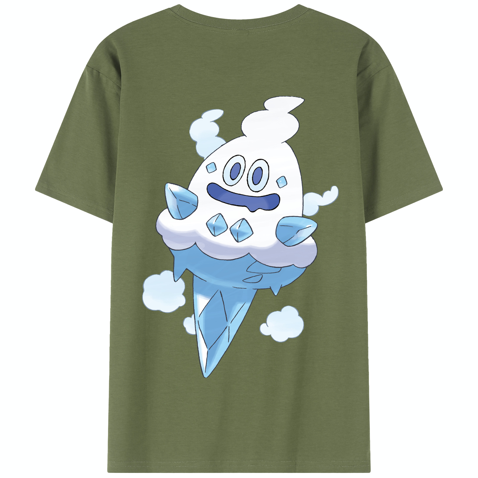 （画像用） ポケットモンスター Pokémon 綿100％半袖Tシャツ（背面プリント）